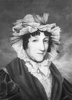Esther Abrahams, the best known of the Jewish convicts to arrive with the First Fleet in 1788. As the partner and eventually wife of Lt. George Johnston she had a prominent position in colonial Sydney society