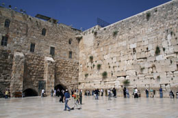 The Kotel (Western Wall) in Jerusalem.