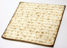 A sheet of matzah