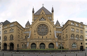 The synagogue in Cologne, Germany.