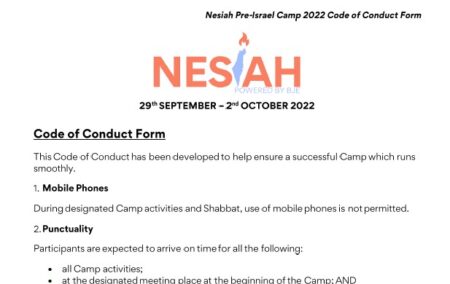 Nesiah Pre-Israel Camp 4