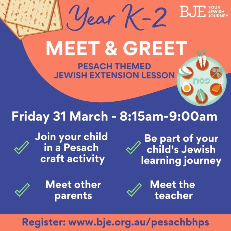 Year K-2 Pesach Meet and Greet 1