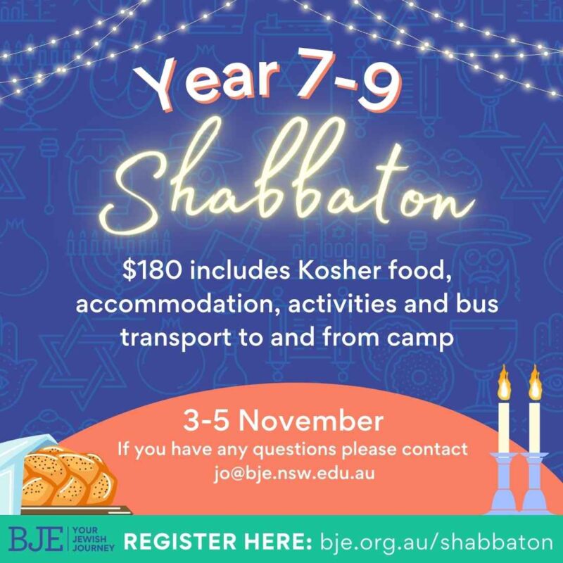 Year 7-9 Shabbaton 1